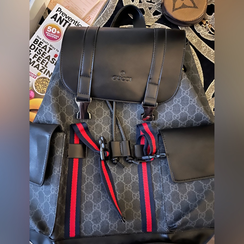GG Black Backpack